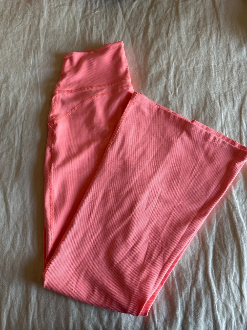 Beyond Yoga Wide-Leg Active Pants in Coral Pink